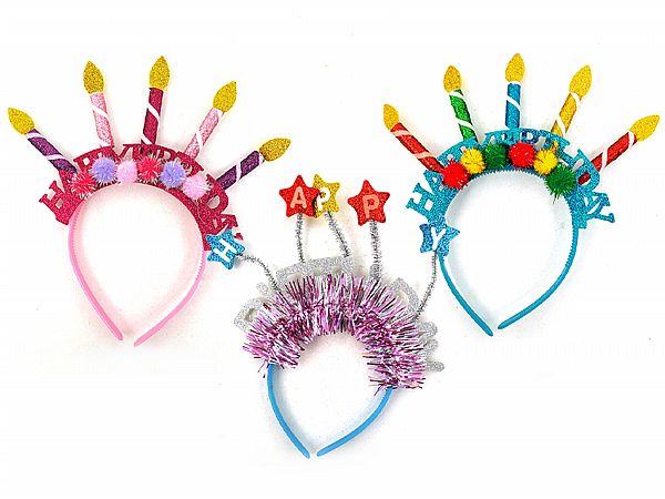 生日派對造型髮箍(1入) 款式可選 生日派對造型髮箍(1入) 款式可選