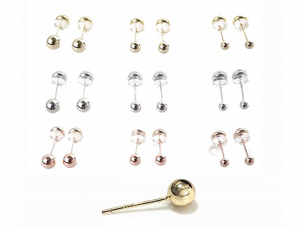 韓國飾品~小圓球925銀針耳環(1對入) 款式可選 韓國飾品~小圓球925銀針耳環(1對入) 款式可選