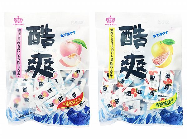 日日旺~酷爽水蜜桃/西柚涼糖(68g) 款式可選 日日旺~酷爽水蜜桃/西柚涼糖(68g) 款式可選