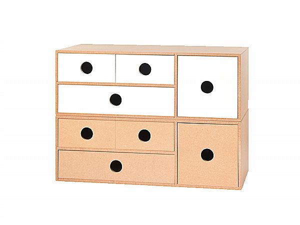 mifo 銘峰木器工藝~木質4抽置物盒(1入)款式可選(白色/原木色) mifo 銘峰木器工藝~木質4抽置物盒(1入)款式可選(白色/原木色)