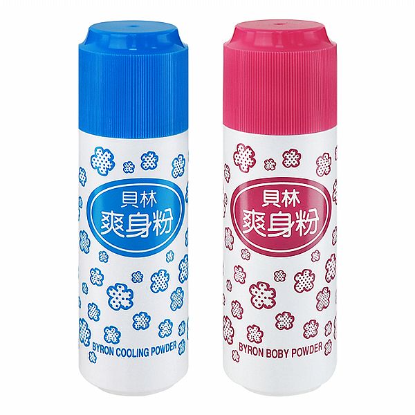 貝林~爽身粉(180g) 藍-涼感/粉-一般 款式可選 貝林~爽身粉(180g) 藍-涼感/粉-一般 款式可選