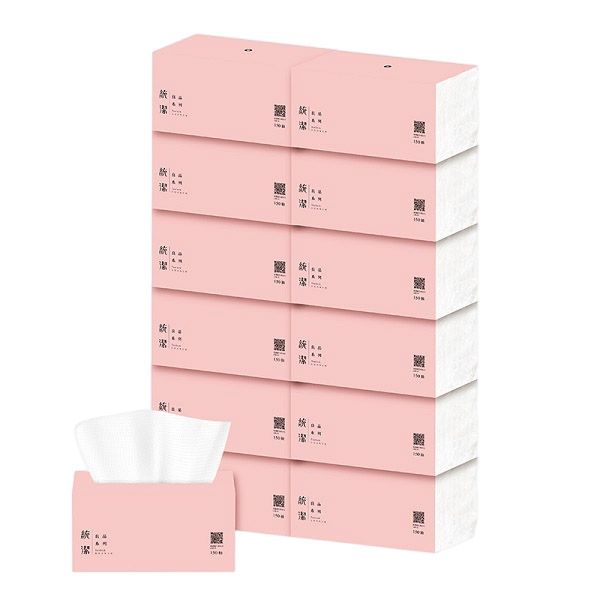 統潔-良品抽取式衛生紙150抽x60包/箱 統潔-良品抽取式衛生紙150抽x60包/箱
