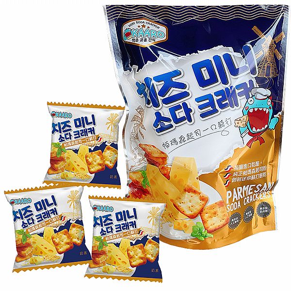 KAARO~帕瑪森起司一口蘇打(16gX10小包) 台灣製 KAARO~帕瑪森起司一口蘇打(16gX10小包) 台灣製