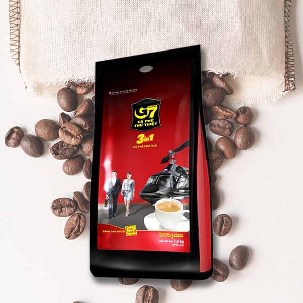 越南 G7~三合一即溶咖啡16gx100入量販包(袋裝) 越南 G7~三合一即溶咖啡16gx100入量販包(袋裝)