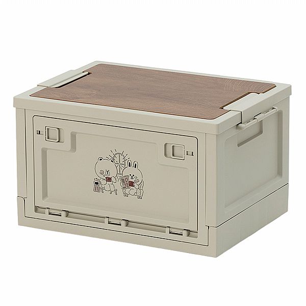 Hiromimi~LINE FRIENDS宅家摺疊收納箱(1入)30L Hiromimi~LINE FRIENDS宅家摺疊收納箱(1入)30L