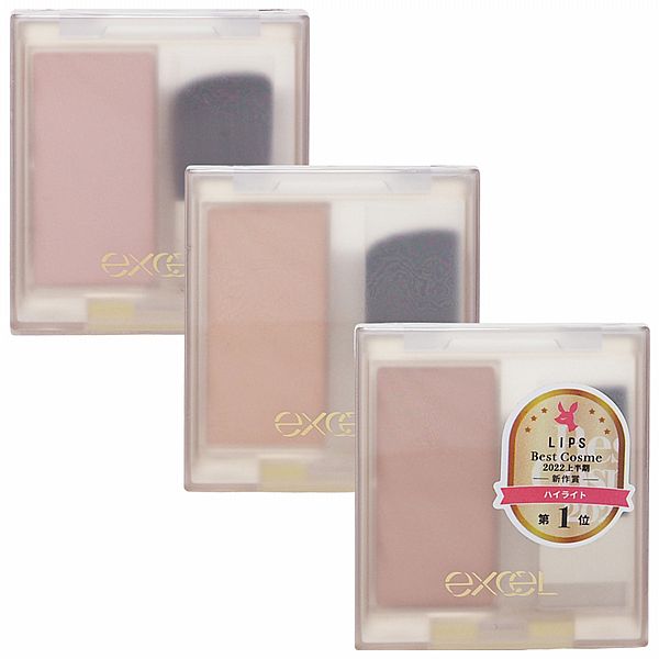 日本 Excel~蜜妍打亮修容餅(2.8g) 款式可選 日本 Excel~蜜妍打亮修容餅(2.8g) 款式可選