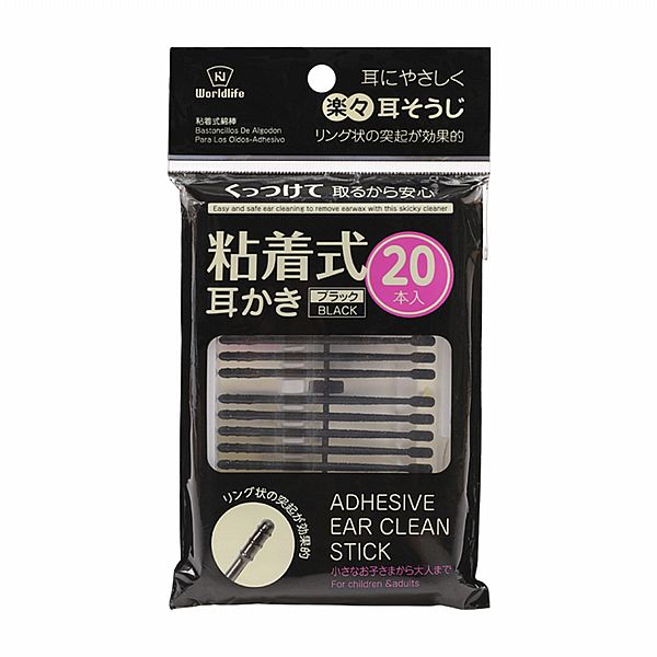 日本 World Life~兩用黏著耳棒(20支入) 日本 World Life~兩用黏著耳棒(20支入)