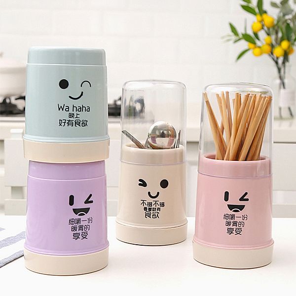防塵瀝水筷筒/餐具收納筒(1入) 款式可選 防塵瀝水筷筒/餐具收納筒(1入) 款式可選