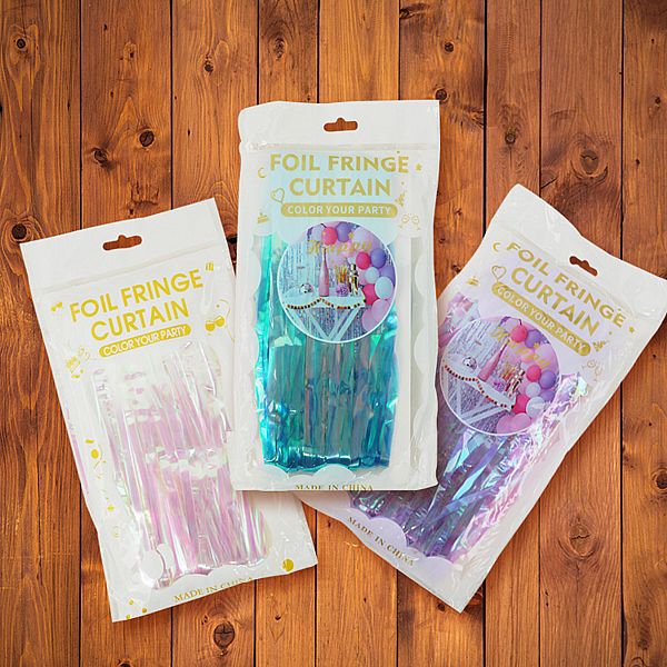 派對佈置雨絲簾/背景雨絲(幻彩款1x2m)1入 款式可選 派對佈置雨絲簾/背景雨絲(幻彩款1x2m)1入 款式可選