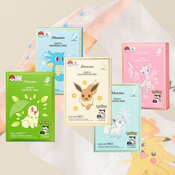 JMSolutionxPokemon~寶可夢面膜(30mlx10入/盒裝) 款式可選 JMSolutionxPokemon~寶可夢面膜(30mlx10入/盒裝) 款式可選