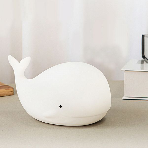 KINYO~多彩俏皮鯨魚氣氛燈(LED-6539)1入 拍拍燈 KINYO~多彩俏皮鯨魚氣氛燈(LED-6539)1入 拍拍燈