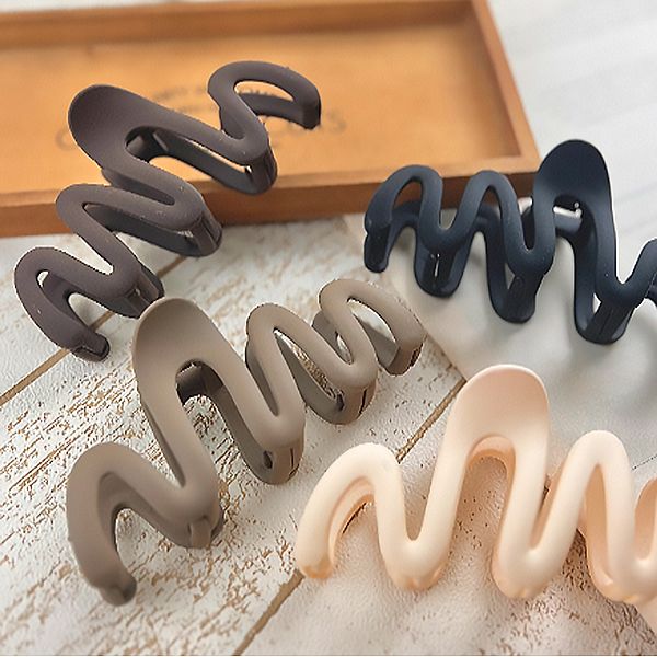 磨砂波浪鯊魚夾抓夾(1入) 款式可選 磨砂波浪鯊魚夾抓夾(1入) 款式可選