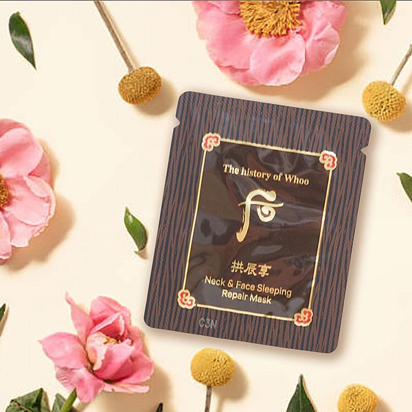 韓國 whoo后~拱辰享活膚臉頸修護睡眠面膜(2.5ml) 韓國 whoo后~拱辰享活膚臉頸修護睡眠面膜(2.5ml)