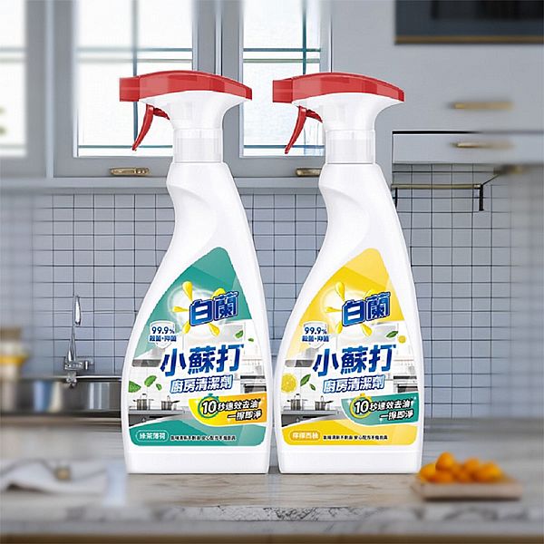 白蘭~小蘇打廚房清潔劑噴槍瓶(480g) 款式可選 白蘭~小蘇打廚房清潔劑噴槍瓶(480g) 款式可選