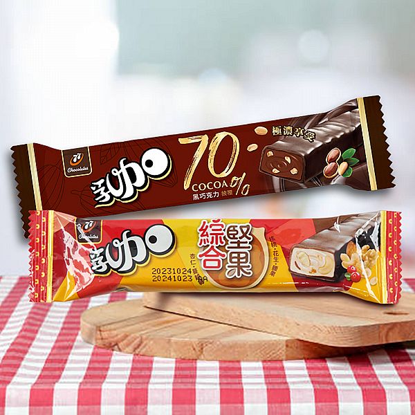 77乳加~綜合堅果乳加/70%極濃黑巧乳加(28g) 款式可選 77乳加~綜合堅果乳加/70%極濃黑巧乳加(28g) 款式可選
