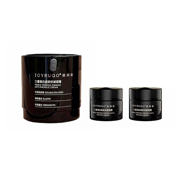 <超值組合> JOYRUQO嬌潤泉~三重蛋白緊緻抗皺面霜50g+三重蛋白緊緻抗皺面霜8g*2 組合款 <超值組合> JOYRUQO嬌潤泉~三重蛋白緊緻抗皺面霜50g+三重蛋白緊緻抗皺面霜8g*2 組合款