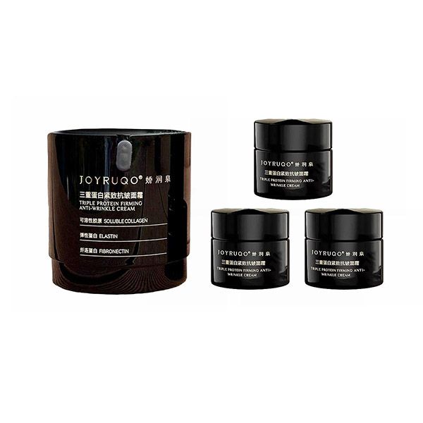 <超值組合> JOYRUQO嬌潤泉~三重蛋白緊緻抗皺面霜50g+三重蛋白緊緻抗皺面霜8g*3 組合款 <超值組合> JOYRUQO嬌潤泉~三重蛋白緊緻抗皺面霜50g+三重蛋白緊緻抗皺面霜8g*3 組合款