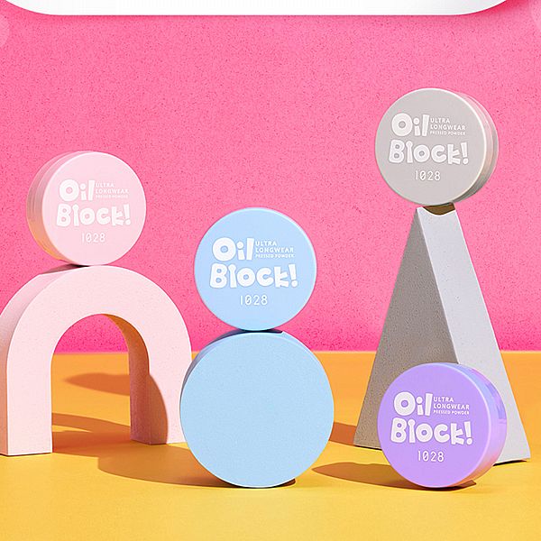 1028~Oil Block!超吸油蜜粉餅(淡藍)5g 1028~Oil Block!超吸油蜜粉餅(淡藍)5g