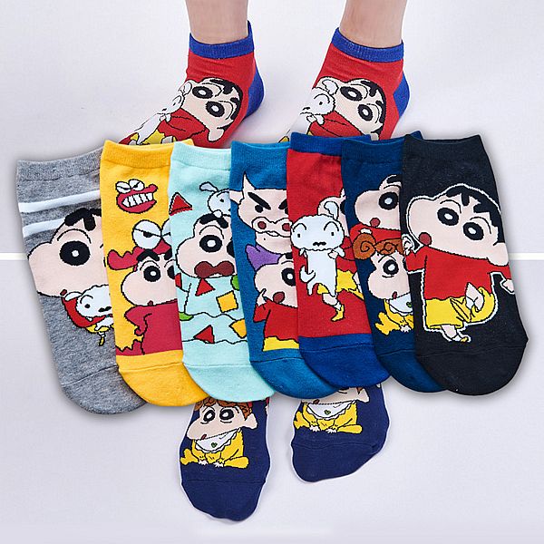 ONEDER 旺達棉品~蠟筆小新直版童襪系列(1雙入) 款式可選 ONEDER 旺達棉品~蠟筆小新直版童襪系列(1雙入) 款式可選