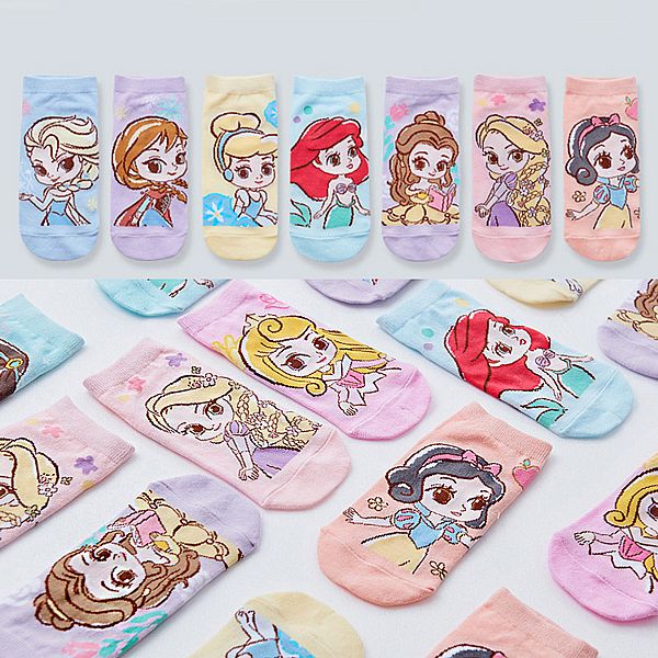 ONEDER 旺達棉品~迪士尼公主直版童襪系列(1雙入) 款式可選 ONEDER 旺達棉品~迪士尼公主直版童襪系列(1雙入) 款式可選