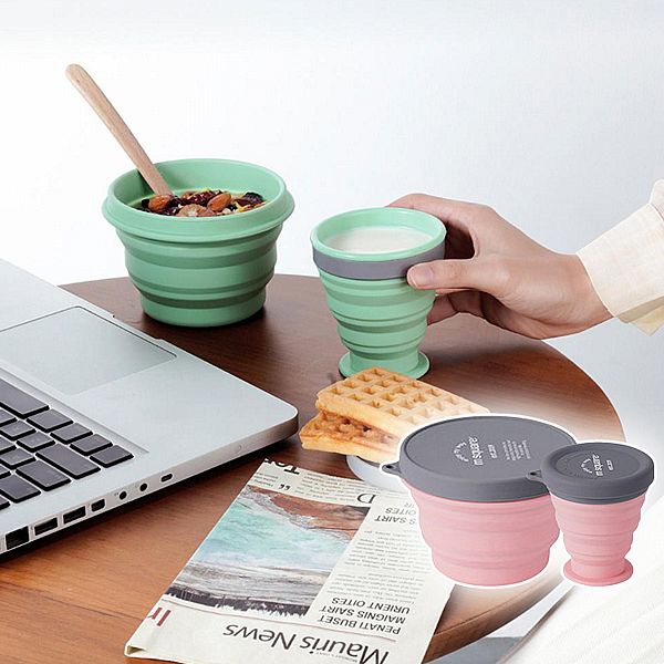 m square~新色折疊碗L+中杯-超值組合(1組入) 款式可選 m square~新色折疊碗L+中杯-超值組合(1組入) 款式可選