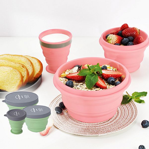 m square~新色折疊碗M+L+中杯超值組合(1組入) 款式可選 m square~新色折疊碗M+L+中杯超值組合(1組入) 款式可選