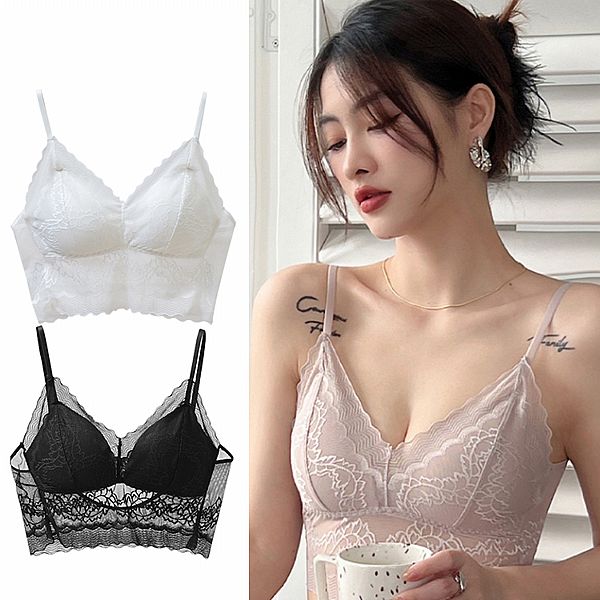 AMICA~2203#花紋性感蕾絲細肩小可愛(1件入) 款式可選 AMICA~2203#花紋性感蕾絲細肩小可愛(1件入) 款式可選