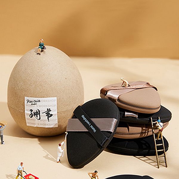 momo's wokshop 毛吉吉~雙繃帶粉撲(2入) 款式可選 momo's wokshop 毛吉吉~雙繃帶粉撲(2入) 款式可選