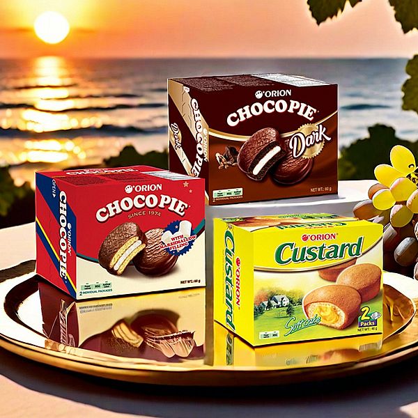 韓國 好麗友~蛋黃派/巧克力派/黑巧克力派(2入) 款式可選 韓國 好麗友~蛋黃派/巧克力派/黑巧克力派(2入) 款式可選