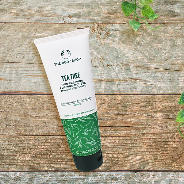THE BODY SHOP 美體小舖~茶樹淨膚泡沫潔面乳(125ml) 純素 THE BODY SHOP 美體小舖~茶樹淨膚泡沫潔面乳(125ml) 純素