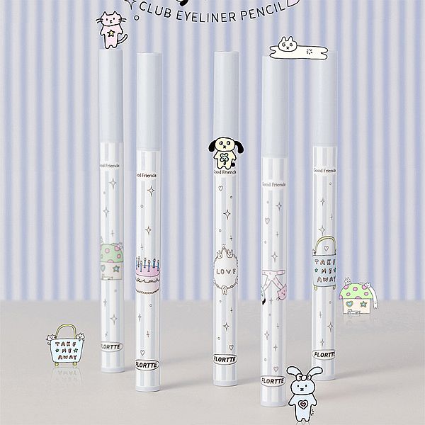 FLORTTE 花洛莉亞~好胖友俱樂部系列方向眼線液筆(0.5ml) 款式可選 FLORTTE 花洛莉亞~好胖友俱樂部系列方向眼線液筆(0.5ml) 款式可選