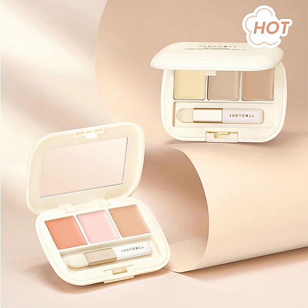Judydoll 橘朵~三色遮瑕盤(0.9gx3) 款式可選 Judydoll 橘朵~三色遮瑕盤(0.9gx3) 款式可選
