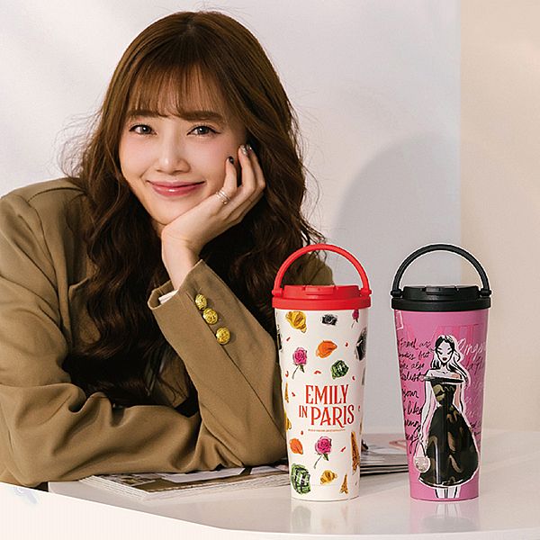 艾蜜莉在巴黎~手提不鏽鋼杯750ml(1入) 款式可選 環保杯 艾蜜莉在巴黎~手提不鏽鋼杯750ml(1入) 款式可選 環保杯