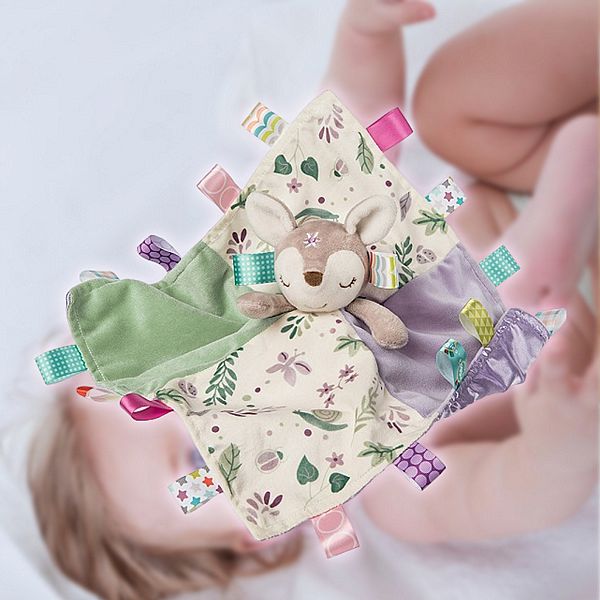 Mary Meyer 蜜兒~標籤親膚安撫巾(小鹿芙蘿拉)1入 Mary Meyer 蜜兒~標籤親膚安撫巾(小鹿芙蘿拉)1入