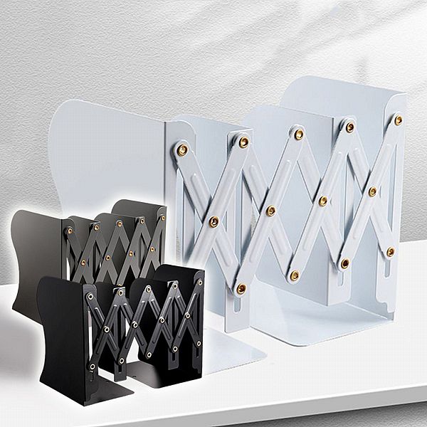 簡約金屬可伸縮書架/書擋(1入) 簡約金屬可伸縮書架/書擋(1入)