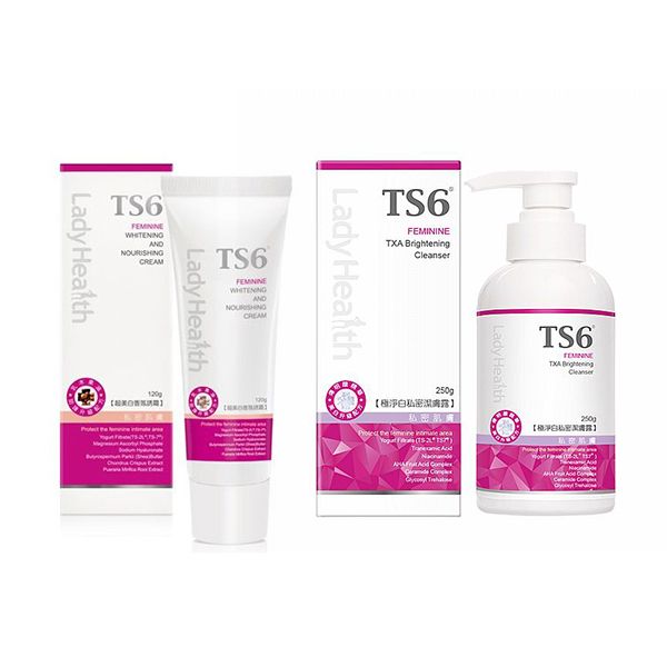 <超值組合> TS6~護一生極淨白私密潔膚露(250g)+超美白香氛誘霜(120g) 組合款 <超值組合> TS6~護一生極淨白私密潔膚露(250g)+超美白香氛誘霜(120g) 組合款