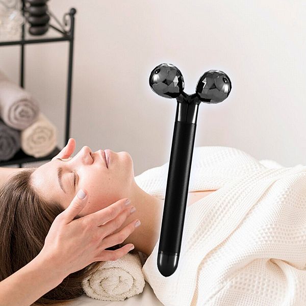 我的心機~3D滾輪震動按摩美容儀(極致黑)1入 我的心機~3D滾輪震動按摩美容儀(極致黑)1入