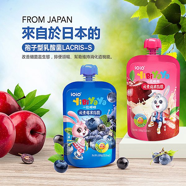 iOiO~YiBiYaYa一比呀呀元素果凍蒟蒻(100g) 款式可選 iOiO~YiBiYaYa一比呀呀元素果凍蒟蒻(100g) 款式可選