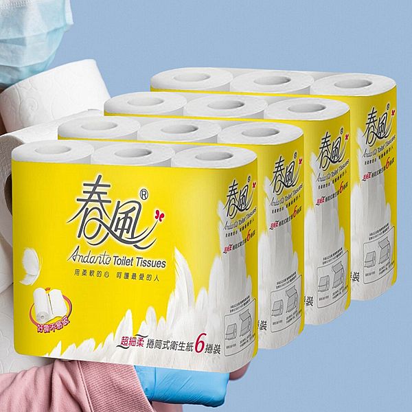 春風~小捲筒衛生紙(270張x6捲x4串) 春風~小捲筒衛生紙(270張x6捲x4串)