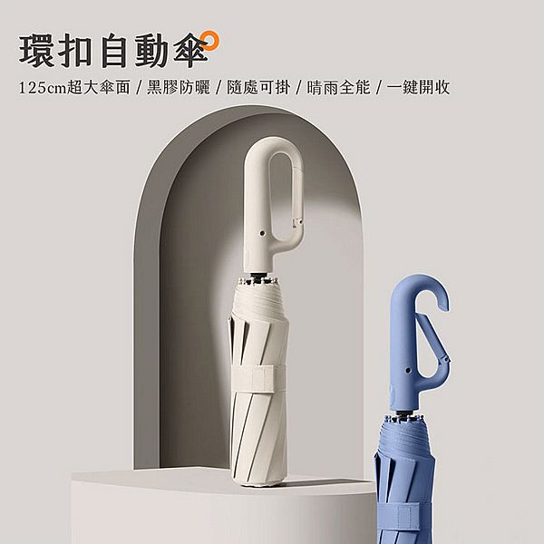 CUBESTORE~扣環10骨加大自動UV傘125cm(1入) 款式可選 CUBESTORE~扣環10骨加大自動UV傘125cm(1入) 款式可選