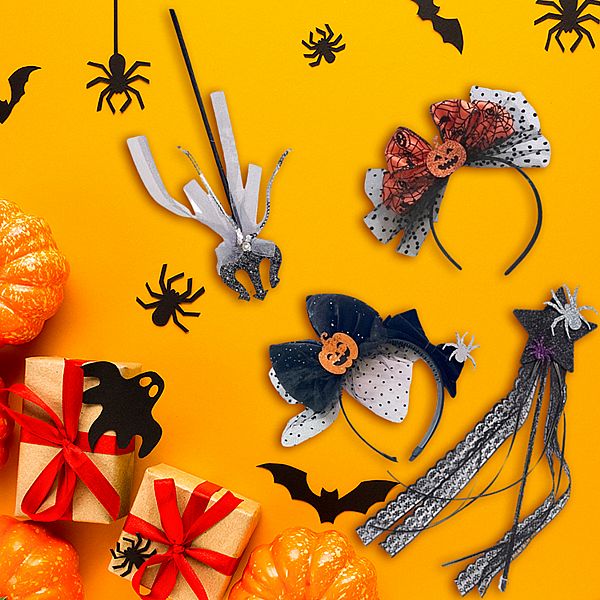 萬聖髮箍+魔法棒(1組入) 款式可選 萬聖髮箍+魔法棒(1組入) 款式可選