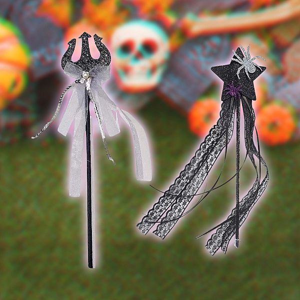 魔法棒(蜘蛛星星+惡魔)2入組 魔法棒(蜘蛛星星+惡魔)2入組