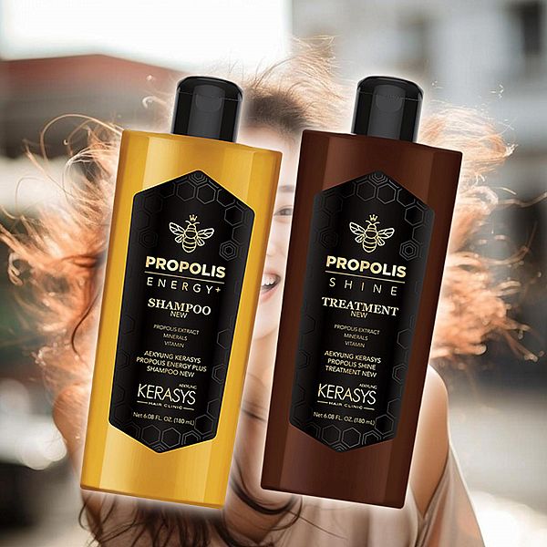 Kerasys 可瑞絲~蜂膠活力光澤洗髮精/護髮素(小)180ml 款式可選 Kerasys 可瑞絲~蜂膠活力光澤洗髮精/護髮素(小)180ml 款式可選