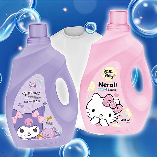 SANRIO 三麗鷗~酷洛米N°5/Hello Kitty甜橙花香水洗衣精(2000ml) 款式可選 SANRIO 三麗鷗~酷洛米N°5/Hello Kitty甜橙花香水洗衣精(2000ml) 款式可選