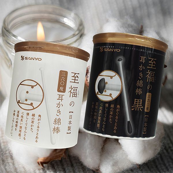 SANYO 山洋~至福360度耳扒紙軸棉花棒(100支入) 款式可選 SANYO 山洋~至福360度耳扒紙軸棉花棒(100支入) 款式可選