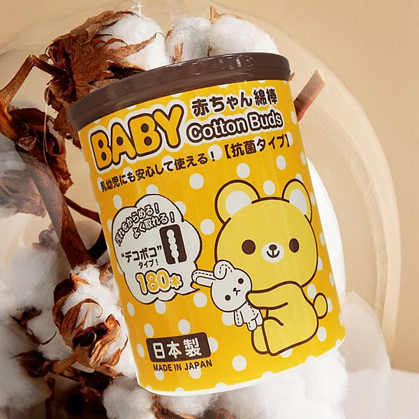 SANYO 山洋~嬰幼兒專用棉花棒(雙頭螺旋狀)180支入 SANYO 山洋~嬰幼兒專用棉花棒(雙頭螺旋狀)180支入