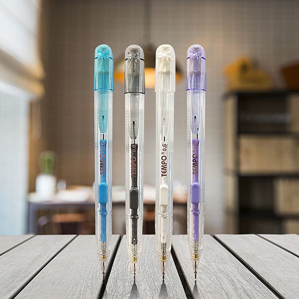 Tempo 節奏~0.5透明側壓自動鉛筆(MP-204)1支入 款式可選 Tempo 節奏~0.5透明側壓自動鉛筆(MP-204)1支入 款式可選