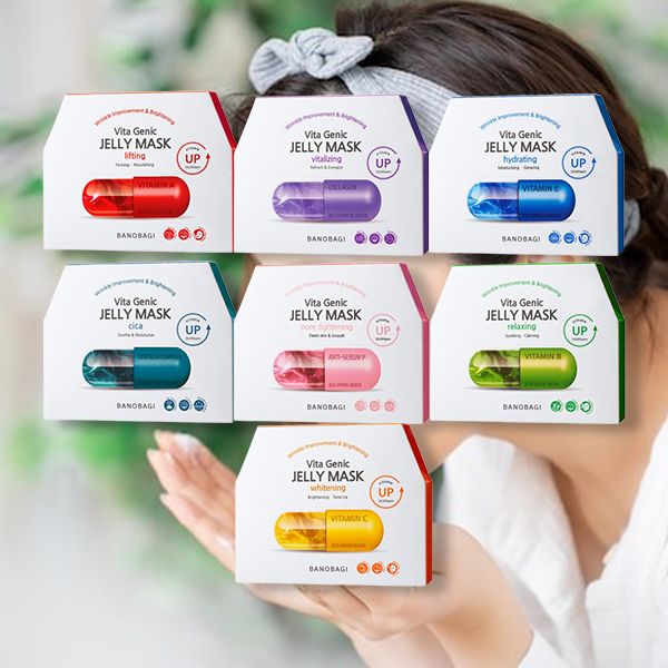 韓國 BANOBAGI 佰諾佰琪~維生素果凍面膜(30gx10入/盒) 款式可選 韓國 BANOBAGI 佰諾佰琪~維生素果凍面膜(30gx10入/盒) 款式可選