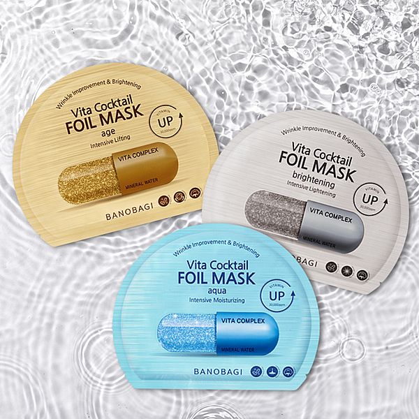 韓國 BANOBAGI 佰諾佰琪~維生素錫紙面膜(30g/單片) 款式可選 韓國 BANOBAGI 佰諾佰琪~維生素錫紙面膜(30g/單片) 款式可選