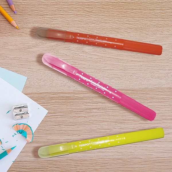 Tempo 節奏~固體螢光筆(H-202)1支入 款式可選 Tempo 節奏~固體螢光筆(H-202)1支入 款式可選